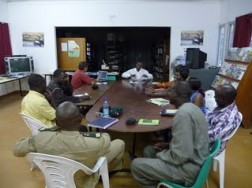 réunion des professeurs de l'école de faune de Garoua au Cameroun